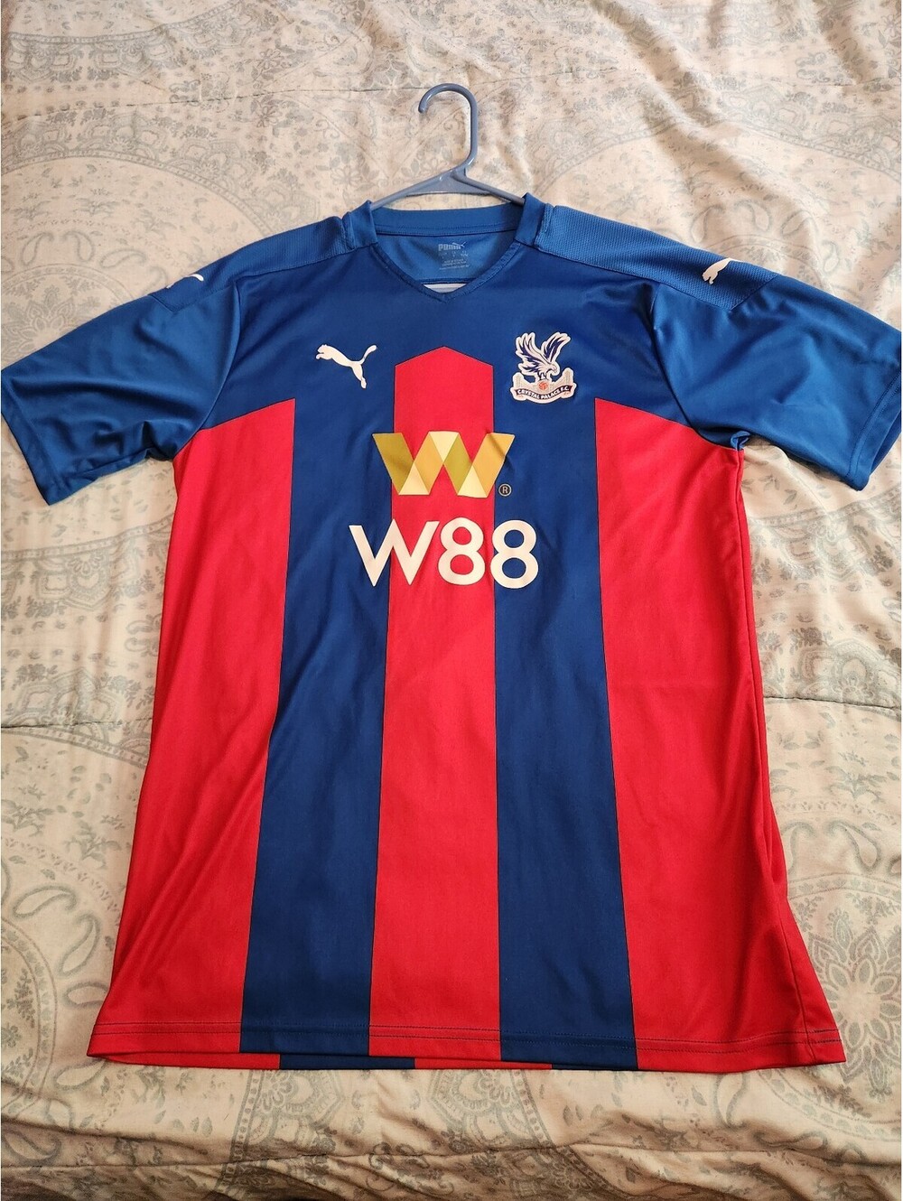 Rare Crystal Palace 2020/2021 England Home Soccer Jersey Size L